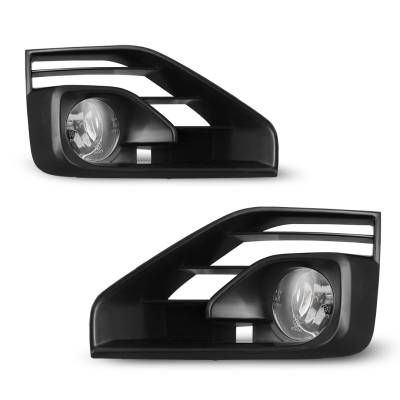 Winjet - Winjet CFWJ-0566-C Clear Fog Lights w/Wiring Kit for 17-18 Nissan Pathfinder