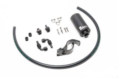 RADIUM Engineering - RADIUM Engineering 20-0585-03 Stainless 10 Micron Fuel Filter Kit for Nissan