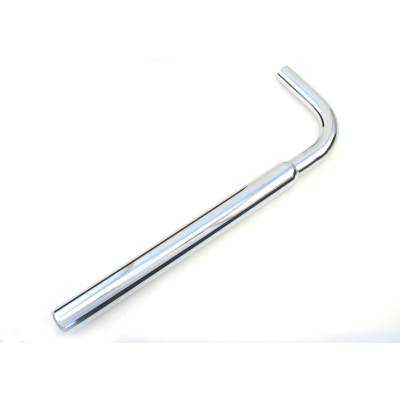 Patriot Exhaust - Patriot Exhaust H1531 32" Bellflower Chrome Street Rod Tip 1-7/8" In/2 1/2" Out