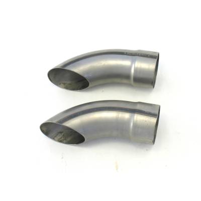Patriot Exhaust - Patriot Exhaust H3815 9" Universal Turnouts w/3 1/2" In/Out Diameter