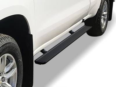 APS - APS W-Series Power Running Boards Black Silverado/Sierra Double PB03WBI5B