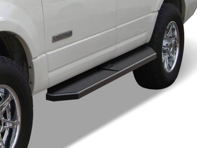 APS - APS H-Series IB06RIB4H Running Boards Black for 97-17 Ford Expedition