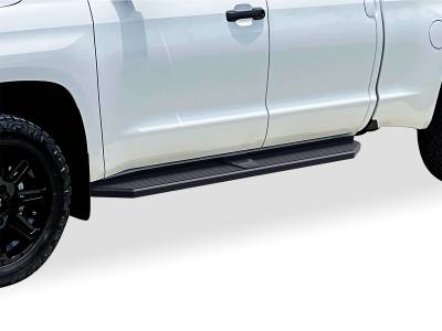 APS - APS IB20RJI7H H-Series Running Boards Black for 07-21 Toyota Tundra Double