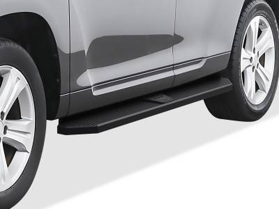 APS - APS IB20RIC5H H-Series Running Boards Black for 08-13 Toyota Highlander