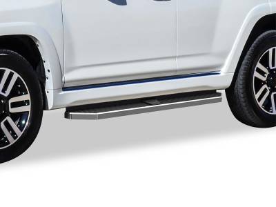 APS - APS IB20RIG4Y H-Series Running Boards Polish for 10-24 Toyota 4Runner