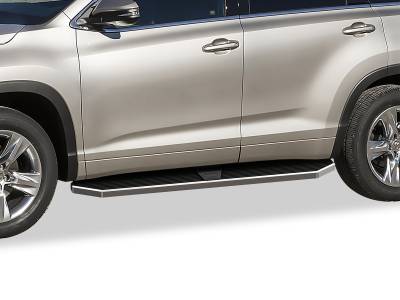 APS - APS IB20RIG5Y H-Series Running Boards Polish for 14-19 Toyota Highlander