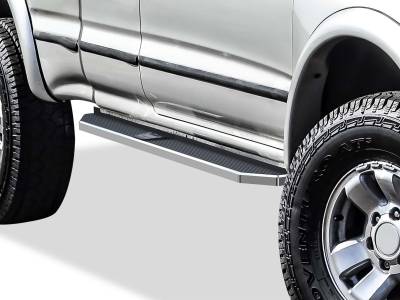 APS - APS IB20RJE4Y H-Series Running Boards Polish for 95-04 Toyota Tacoma Extended