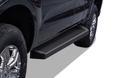 APS - APS IRunning Running Boards Black 19-23 Ford Ranger Extended IB06RCA3B