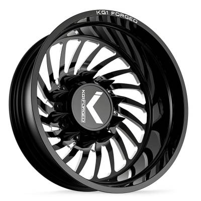 KG1 Wheels - KG1 Wheels KD023 Bender 22x8.25 10x285 145mm Black/Milled KD023R2282528GPM-L