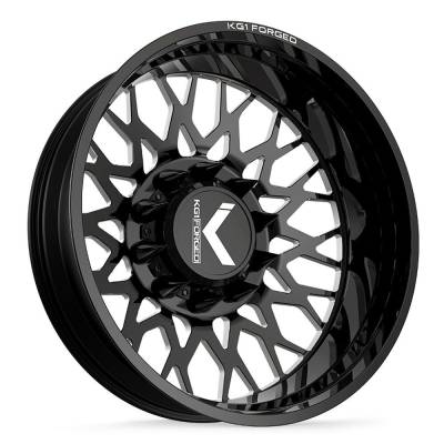 KG1 Wheels - KG1 Wheels KD019R2282528GPM KD019 Torture 22x8.25 10x285 145mm Black/Milled