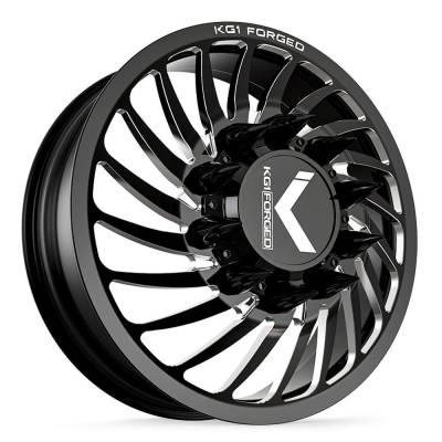 KG1 Wheels - KG1 Wheels KD023 Bender 22x8.25 10x285 145mm Black/Milled KD023F2282528GPM-R