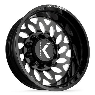 KG1 Wheels - KG1 Wheels KD007 Lotus 24x8.25 10x285 145mm Black/Milled KD007R2482528GM-L