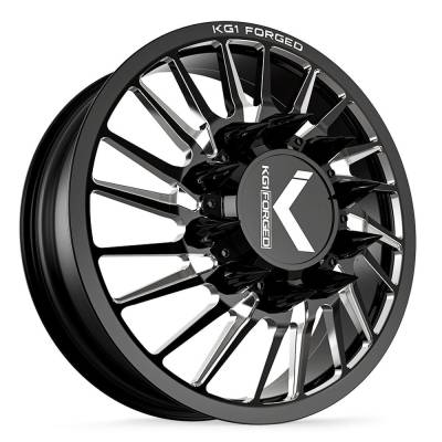 KG1 Wheels - KG1 Wheels KD038 Javelin 24x8.25 10x285 145mm Black/Milled KD038F2482528GPM-R