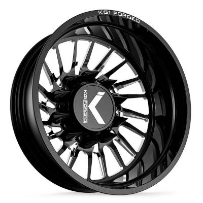 KG1 Wheels - KG1 Wheels KD038 Javelin 22x8.25 10x285 145mm Black/Milled KD038R2282528GPM-R