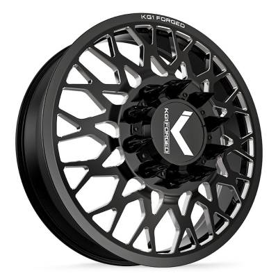 KG1 Wheels - KG1 Wheels KD019F2482528GPM KD019 Torture 24x8.25 10x285 145mm Black/Milled