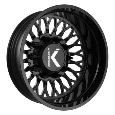 KG1 Wheels - KG1 Wheels KD049R2482528GB KD049 Jacked 24x8.25 10x285 145mm Gloss Black