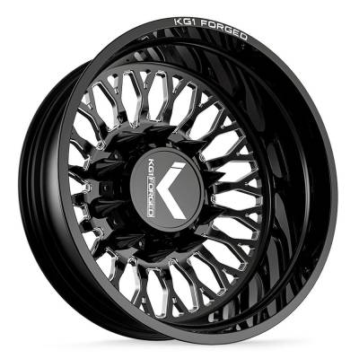 KG1 Wheels - KG1 Wheels KD049 Jacked 24x8.25 10x285 145mm Black/Milled KD049R2482528GPM