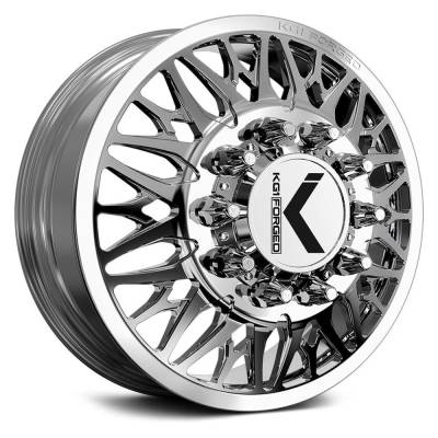 KG1 Wheels - KG1 Wheels KD014F2282528PS KD014 Trident 22x8.25 10x285 145mm Polished