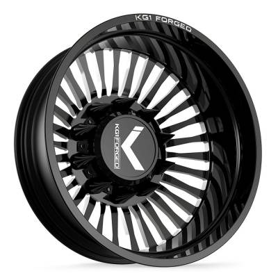 KG1 Wheels - KG1 Wheels KD051 Vegas 26x8.25 10x285 145mm Gloss Black/Milled KD051R2682528GPM