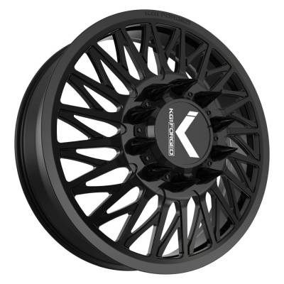 KG1 Wheels - KG1 Wheels KD054F2482528GB-L KD054 Glaze 24x8.25 10x285 145mm Gloss Black