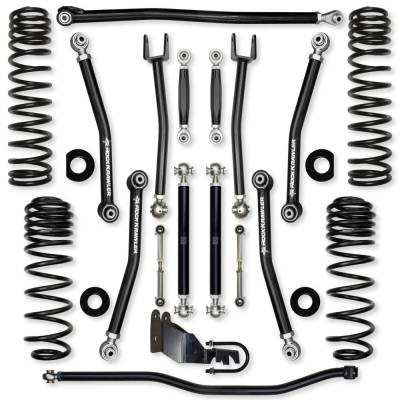 Rock Krawler - Rock Krawler JL35NL-2 3.5" X-Factor MA Lift Kit for 18+ Wrangler JL 2DR Gas