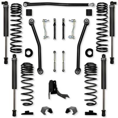 Rock Krawler - Rock Krawler JT30AS-DS1 3.0" Adv Mid-Arm Lift for Gladiator JT Dsl w/IFP Shocks