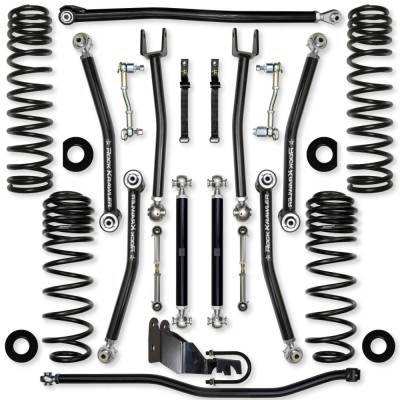 Rock Krawler - Rock Krawler JL45XF-2 4.5" X-Factor Lift Kit for 18+ Wrangler JL 2DR w/o Shocks