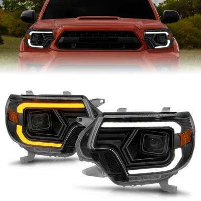 Anzo USA - Anzo USA 111556 Projector Headlight Set for 12-15 Toyota Tacoma