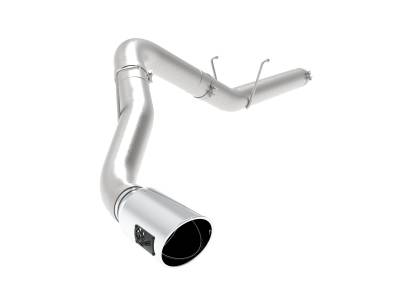 aFe Power - aFe Power 49-42075-P Large Bore-HD 5" Filter-Back Stainless Steel Exhaust Kit