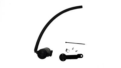 J&L Oil Separator Co - J&L Oil Separator 3112P-B Black Oil Separator 3.0 Passenger Side