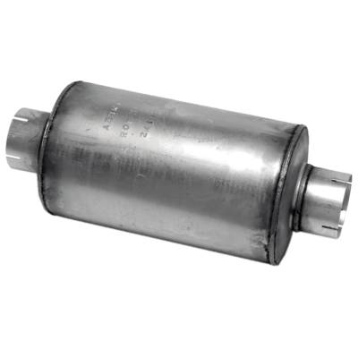 Dynomax - Dynomax 21172 Ultra Flo Welded Universal Muffler 4" I/O Center/Center Stainless