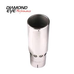 Diamond Eye - Diamond Eye 4516VRA Tip Vented Rolled Angle 4" Id X 5" Od X 16" Long 304 Stainle - Image 1