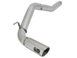 aFe - aFe Power Large Bore-HD 5" Filter-Back Stainless Steel Exhaust Kit; 49-46112-P - Image 1