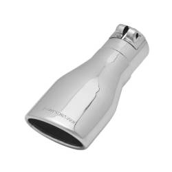 Flowmaster - Flowmaster 15381 Exhaust Pipe Tip Oval Angle Cut Polished Stainless Steel - Image 1