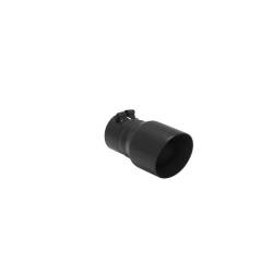 Flowmaster - Flowmaster 15377B Exhaust Pipe Tip Angle Cut Stainless Steel Black - Image 2