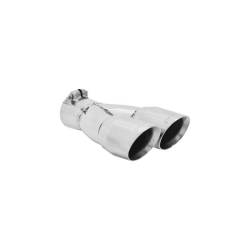 Flowmaster - Flowmaster 15307 Exhaust Pipe Tip Dual Angle Cut Polished Stainless Steel - Image 2