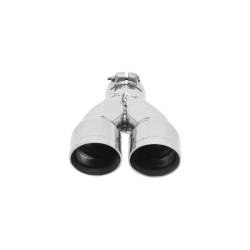 Flowmaster - Flowmaster 15307 Exhaust Pipe Tip Dual Angle Cut Polished Stainless Steel - Image 3