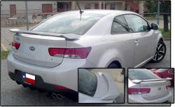 Dallas Automotive Restyling - DAR ABS-738 for Kia Forte Post Mount Rear Spoiler Unpainted Lighted - Image 1