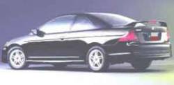 Dallas Automotive Restyling - DAR ABS-520 Honda Civic Post Mount Rear Spoiler Unpainted Lighted - Image 1