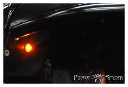 Poison Spyder Customs - Poison Spyder Customs 41-04-080 3/4" LED Marker Lamp, 3-Wire - Clear/Amber Each - Image 3