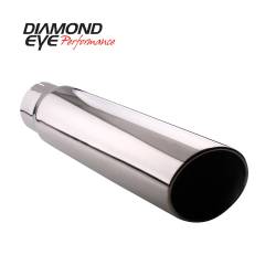 Diamond Eye - Diamond Eye 5512RA Tip Rolled Angle Cut 5" Id X 5" Od X 12" Long 304 Stainless - Image 1