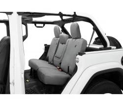 Bestop - Bestop 29294-09 Polyester Rear Seat Cover-Charcoal - Image 1