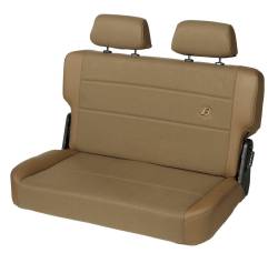 Bestop - Bestop 39441-37 Trailmax II Fold-N-Tumble Fabric/Vinyl Rear Seat-Spice - Image 1