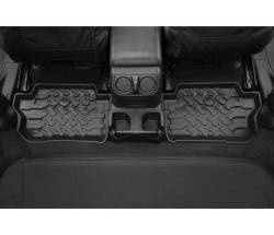 Bestop - Bestop 51516-01 Rear Seat Floor Liner Set-Black - Image 1