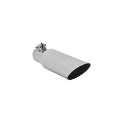 Flowmaster - Flowmaster 15374 Exhaust Pipe Tip Angle Cut Polished Stainless Steel - Image 2