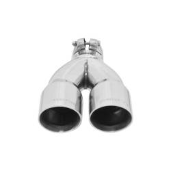 Flowmaster - Flowmaster 15384 Exhaust Pipe Tip Dual Angle Cut Polished Stainless Steel - Image 3