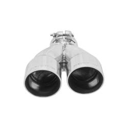 Flowmaster - Flowmaster 15389 Exhaust Pipe Tip Dual Angle Cut Polished Stainless Steel - Image 3