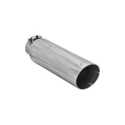 Flowmaster - Flowmaster 15397 Exhaust Pipe Tip Angle Cut Polished Stainless Steel - Image 2