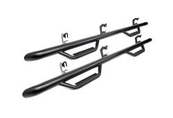 Rough Country Suspension Systems - Rough Country RCD2080CC Cab Length Nerf Step Bars, Black - Image 1