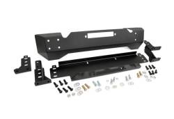 Rough Country Suspension Systems - Rough Country 1012 High Clearance Stubby Front Winch Mount Bumper - Image 1